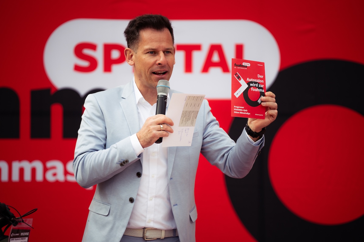 Moderator auf der Foahma Spittal